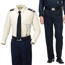 사계절 경비복04-상의-베이지 추동 하의 T-19P 곤색 M~4XL 가을 겨울 바지 경비 복 경비원 수위 티뷰크