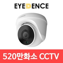 아이던스 EDN-QD1 / 520만화소 QHD 실내 CCTV 적외선 보안 감시 돔카메라, EDN-QD1+영상전원케이블20M