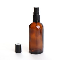 새로핸즈 에센스용 갈색 유리 블랙캡 100ml, 단품