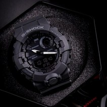 지샥 올블랙 트레이닝 만보기 군인 전자 블루투스 손목시계