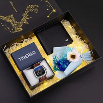 시계 선물 세트 아빠 시아버지 생신선물 60대 장인어른 어르신 실용적인 교수님 이직 무난한, 단일사이즈, 시계+지갑 선물세트 2