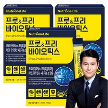 뉴트리원 프로 & 프리바이오틱스 유산균배양건조물 4중기능성 포스트바이오틱스 프락토올리고당 아연 판토텐산 장건강 배변활동, 3box(3개월분), 30포
