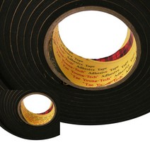 뉴리웹 스폰지테이프 블랙 폭 15MM 두께5MM 밀봉테이프 붙이는스펀지 완충테이프, 두께3mm