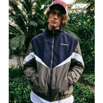 VOLCOM VC 오버핏 트레이닝 우븐자켓 카키