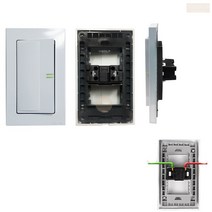 형광등 스위치 1구 교체용 조명 전기 온 오프 덮개 케이스 1칸 1개