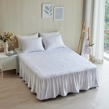 케이트블랑 호텔식 위싱 누빔 프릴 침대 스커트