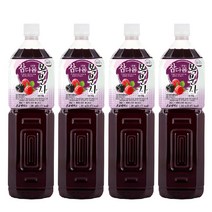 파낙스 참다음 유자청 음료베이스, 1.5L, 4개
