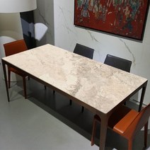 비앙코 TRA RA 브론즈골드 무광 LAFAENZA ITALY 포세린 세라믹식탁 테이블 10T 1800L (의자별매), 비앙코트라라