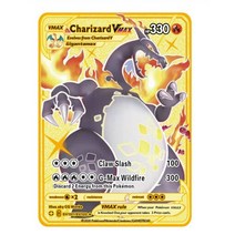 피카츄카드 포켓몬카드팩 애니메이션 포켓몬 메탈 카드 리자몽 Eevee Mewtwo 피카추 골드 Vmax GX EX 완구 컬렉션 어린이 선물 포켓몬카드 장난감, [15] y3
