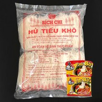 베트남 BICHCHI 비치치 후티우코 쌀국수건면 HU TIEU KHO 박스, 20개입 (큐브묶음), 500g