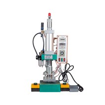 공압 열프레스기 열전사 목재 엠보싱 금박기 날인포일, 120KG 버튼 페달 100x100 열판