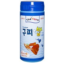 구피사료 1위 아쿠아플러스 구피 프리미엄 사료 대용량, 5개