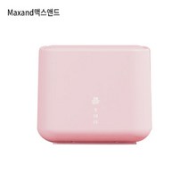 맥스앤드 가정용 1인 간편 빨래 미니 세탁기 10분 빠른 세탁, 핑크 미니세탁기