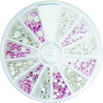 네일쎈 크리스탈 라운드스톤 세트 네일스톤, 1개, MCCS-02