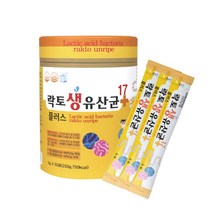 세종바이오팜 락토 생유산균 17플러스 프로바이오틱스 신바이오틱스 프락토올리고당 생유산균17종함유 장건강