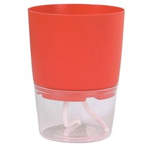 아프리카 바이올렛 창 식물 관리 토양 바구니 화분 냄비 자체 급수 정원 작은 액세서리, 02 Red