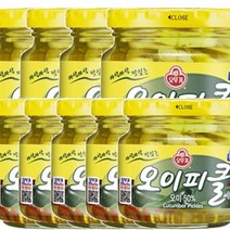 오뚜기 아삭아삭 오이피클 240g 느끼할때먹는 새콤한맛 1개 1세트, 9세트