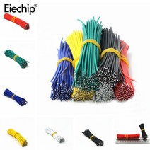 전선 케이블 120 개키트 주석 도금 브레드 보드 PCB 솔더 케이블 24AWG 8cm 플라이 점퍼 와이어 도체 10072, 한개옵션0