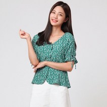 로엠 비비드나염 오프숄더 블라우스 RMBL949RQ4