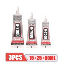 에폭시레진 1/3/5PCS B7000 접착제 에폭시 수지 수리 핸드폰 터치 스크린 액체 쥬얼리 공예 15/25/50ML, [07] 3PCS Mix