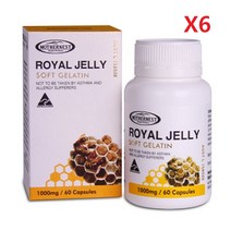 마더네스트 로얄제리 소프트젤 1000mg 60정-6개, 6개