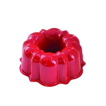 Nordic Ware 폼드 번트팬 3컵 레드, Red, 3-Cup
