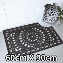 사주 타로카페 출입구 인테리어용 현관고무매트 60 X 90 신발털이매트