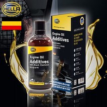 독일 HELLA 헬라 블랙다이아몬드 그래핀 엔진오일 첨가제 500ml 덤프트럭 트레일러 그래핀코팅제, 단품