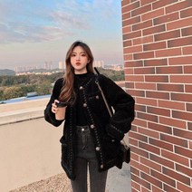 08﻿ 유퀴즈 박은빈 옷 의상 자켓 블랙 트위드 노카라 가디건 이세영 작은아씨들 김고은