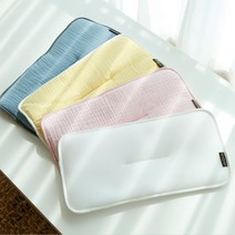 신생아 매쉬 거즈양면 베이비필로우 낮은 납작베개, 매쉬양면