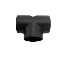무시동히터온풍관 42/60/75mm 자동차 히터 T Y 파이프 덕트 베바스토 에버스패커 프로펙스 주차 디젤 히터용 따뜻한 공기 배출구 블랙, Tconnector75mm