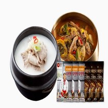 [미스타셰프] 설렁탕 600g x 3팩 + 사골우거지해장국 600g x 3팩, 없음, 3개