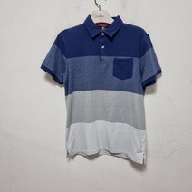 남5794 / 와이드앵글정품 춘하 면 카라넥 반팔셔츠 중고 코딱지구제