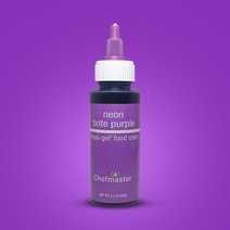 셰프마스터 식용 색소 (65g/20g)수용성 / (57g/3g) 지용성 베이킹 초콜렛 초콜릿, 65g네온브라이트퍼플