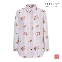 올리비아로렌 체크 프린트 블라우스 2MRONLUF8121
