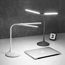 샘스 충전식 무선 LED스탠드(2종택1), 그레이