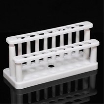 과학실험 액체관찰 플라스틱 시험관 거치대 15홀 용액보관 연구원용 적은양 유리관