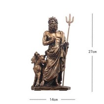 석고조각상 미니석고상 조각상 고대 그리스 포세이돈 아트 조각 유럽 복고풍 수지 그림 artware 전사 동상 공예 홈 장식 실내 인형 a567, c