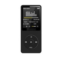 디빅스플레이어 휴대용 MP3 음악 무손실 미니 32GB TF 다기능 워크맨, 33.블랙 - 32GB