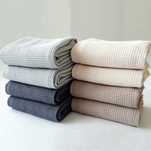 와플패턴 키친크로스 주방 다용도행주 티타올 2종, 핑크