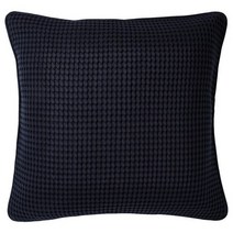 이케아 보렐드 쿠션커버 블랙블루 50x50cm 면