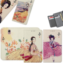 오너클랜 EW미인도 갤럭시A9프로 케이스 G887 카드 월렛