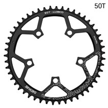 체인링 swtxo deckas 110bcd 로드 바이크 알루미늄 합금 shimano, 50t 체인링 블랙