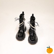 댄스워커 인조 가죽 워커 체인 아이돌워커 통굽 댄싱화 댄스 여성용 앵클