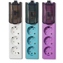 LS 고용량멀티탭 3구 누전차단 4000W 대용량 16A 에어컨 세탁기 냉장고 멀티탭, 민트, 원형, 1.5M, 1개