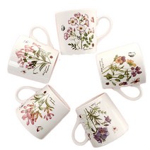 HNYT 꽃이야기 머그세트 5pcs, 단품, 5개