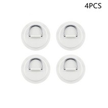 수상보드 물놀이보드 서핑 보드 딩기 보트 PVC 패치 스테인레스 스틸 D 링 데크 리깅 Sup 라운드 패드 5M, 01 WHITE