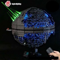 중국 호환 레고 스타워즈 데스 스타 led 호환 장난감, 데스 스타 2 조명(USB 버전+배터리 박스)