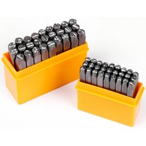 금속 가죽 이름 문구 영문 알파벳 펀치 세트 가방 다용도 표시 마킹펀칭 강철 정리 문자, 3mm(27p)