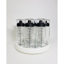 시노글라스 실리콘 오일병 300ml 블랙, (세트)플레로시노글라스9P+회전트레이(소)